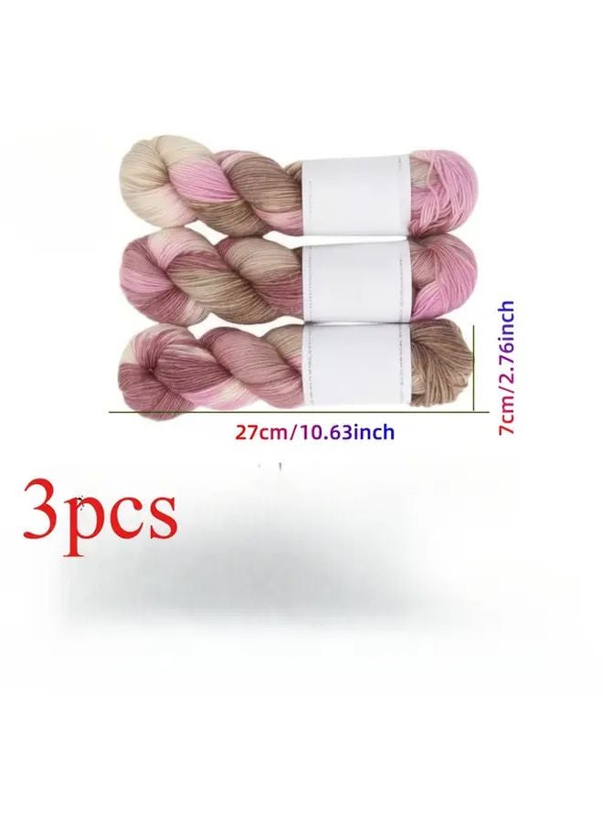 Macaron Gradient Yarn Hand Dyed For Knitting Scarves Blankets Sweaters Hats - Image 4